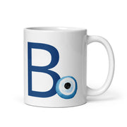 Monogram Mug: Watercolor Mati- Β-Beta
